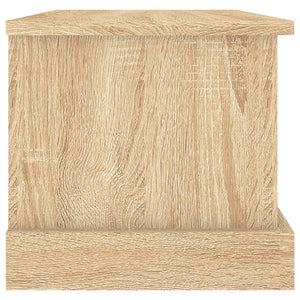 vidaXL Storage Box Sonoma Oak 50x30x28 cm Engineered Wood