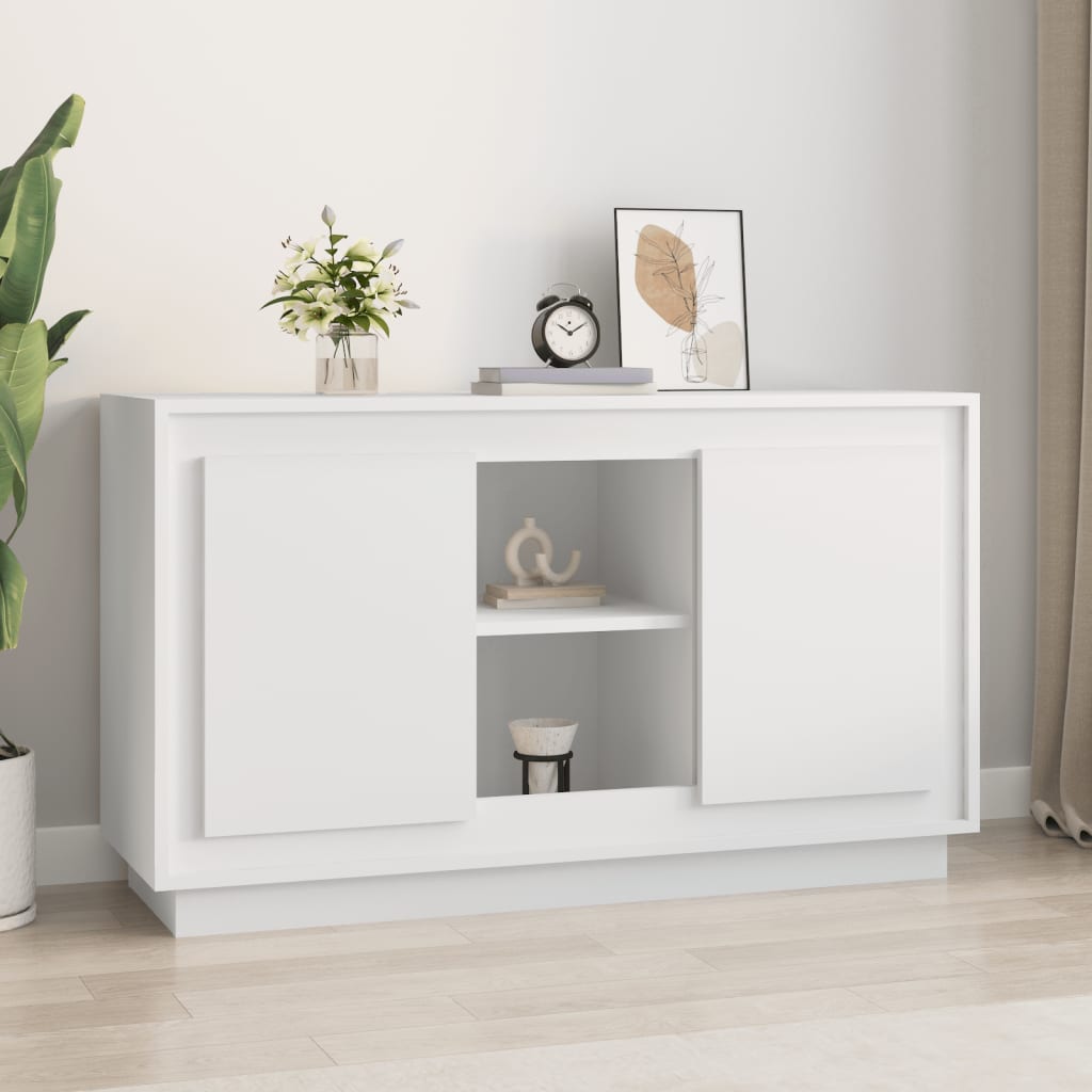 vidaXL Sideboard White 102x35x60 cm Engineered Wood