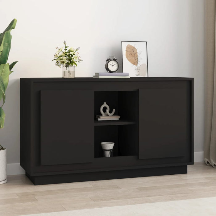 vidaXL Sideboard Black 102x35x60 cm Engineered Wood