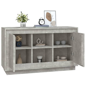 vidaXL Sideboard Concrete Grey 102x35x60 cm Engineered Wood