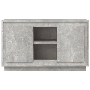 vidaXL Sideboard Concrete Grey 102x35x60 cm Engineered Wood