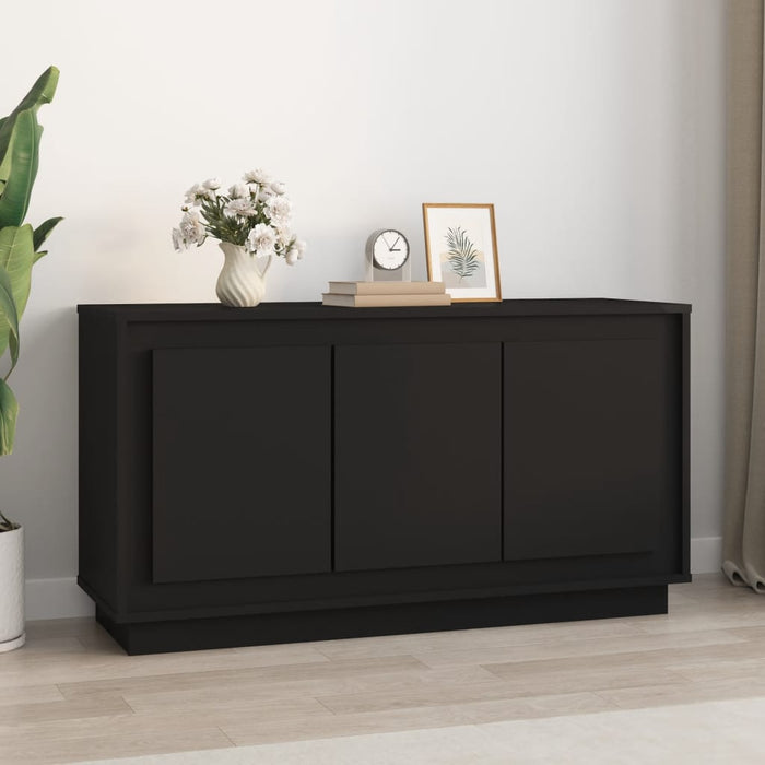 vidaXL Sideboard Black 102x35x55 cm Engineered Wood