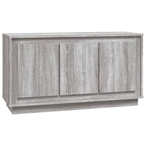 vidaXL Sideboard Grey Sonoma 102x35x55 cm Engineered Wood