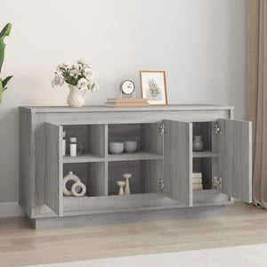 vidaXL Sideboard Grey Sonoma 102x35x55 cm Engineered Wood