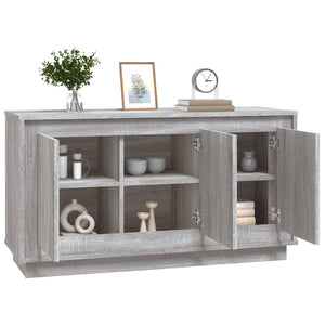 vidaXL Sideboard Grey Sonoma 102x35x55 cm Engineered Wood