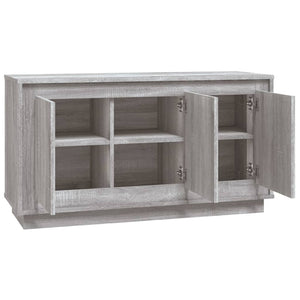 vidaXL Sideboard Grey Sonoma 102x35x55 cm Engineered Wood