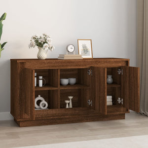 vidaXL Sideboard Brown Oak 102x35x55 cm Engineered Wood