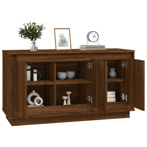 vidaXL Sideboard Brown Oak 102x35x55 cm Engineered Wood