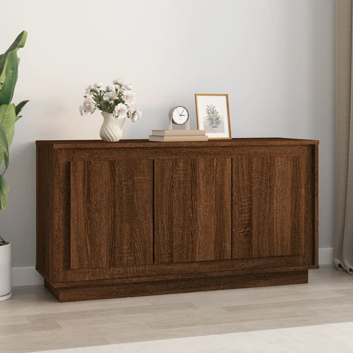 vidaXL Sideboard Brown Oak 102x35x55 cm Engineered Wood