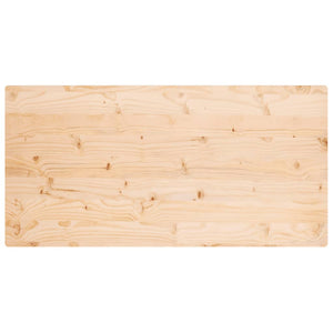 vidaXL Table Top 100x50x2.5 cm Solid Wood Pine Rectangular