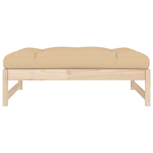 vidaXL Garden Footstool 120x80 cm Solid Wood Pine