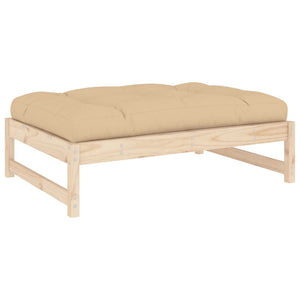 vidaXL Garden Footstool 120x80 cm Solid Wood Pine