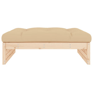 vidaXL Garden Footstool 120x80 cm Solid Wood Pine