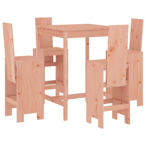 vidaXL 5 Piece Garden Bar Set Solid Wood Douglas