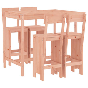 vidaXL 5 Piece Garden Bar Set Solid Wood Douglas