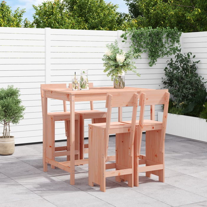 vidaXL 5 Piece Garden Bar Set Solid Wood Douglas