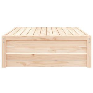 vidaXL Garden Footstool 120x80 cm Solid Wood Pine