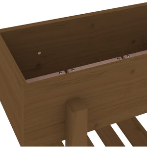 vidaXL Garden Raised Bed Honey Brown 101x30x69 cm Solid Wood Pine