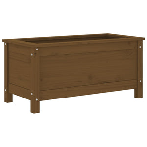 vidaXL Garden Planter Honey Brown 82.5x40x39 cm Solid Wood Pine