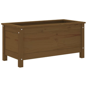 vidaXL Garden Planter Honey Brown 82.5x40x39 cm Solid Wood Pine