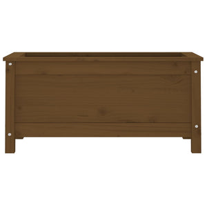 vidaXL Garden Planter Honey Brown 82.5x40x39 cm Solid Wood Pine