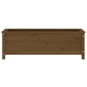 vidaXL Garden Raised Bed Honey Brown 119.5x40x39 cm Solid Wood Pine