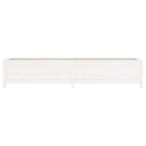 vidaXL Garden Raised Bed White 199.5x40x39 cm Solid Wood Pine