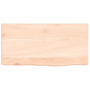 vidaXL Wall Shelf 40x20x6 cm Untreated Solid Wood Oak