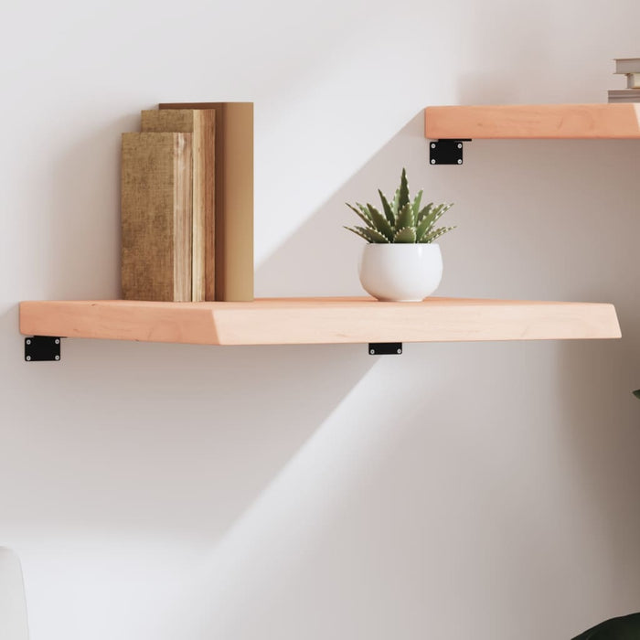 vidaXL Wall Shelf 60x50x(2-6) cm Untreated Solid Wood Oak