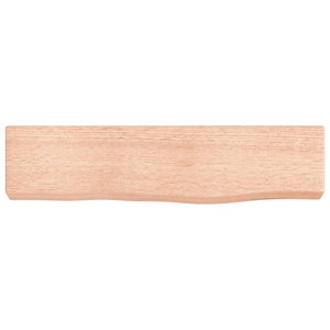 vidaXL Wall Shelf Light Brown 40x10x4 cm Treated Solid Wood Oak