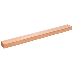 vidaXL Wall Shelf Light Brown 100x10x6 cm Treated Solid Wood Oak