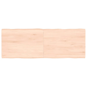 vidaXL Table Top 140x50x(2-4) cm Untreated Solid Wood Live Edge