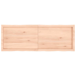 vidaXL Table Top 140x50x(2-4) cm Untreated Solid Wood Live Edge