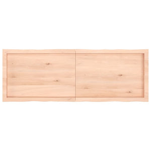 vidaXL Table Top 140x50x(2-6) cm Untreated Solid Wood Live Edge