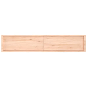 vidaXL Table Top 200x40x(2-4) cm Untreated Solid Wood Live Edge