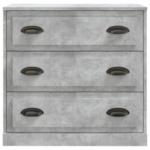 vidaXL Sideboards 2 pcs Concrete Grey Engineered Wood