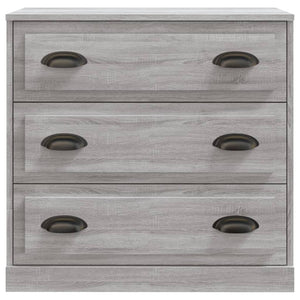 vidaXL Sideboards 2 pcs Grey Sonoma Engineered Wood