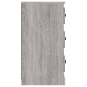 vidaXL Sideboards 2 pcs Grey Sonoma Engineered Wood