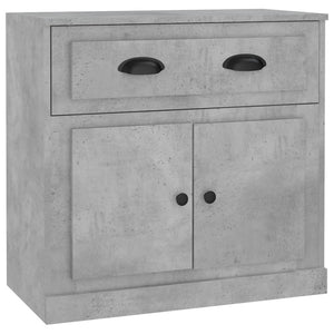 vidaXL Sideboards 2 pcs Concrete Grey Engineered Wood