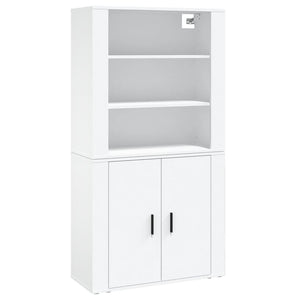 vidaXL Highboard White Engineered Wood