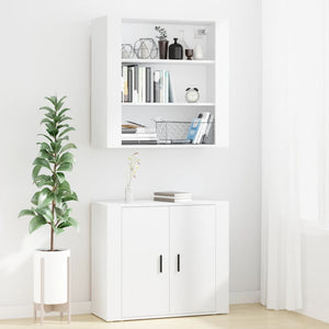 vidaXL Highboard White Engineered Wood