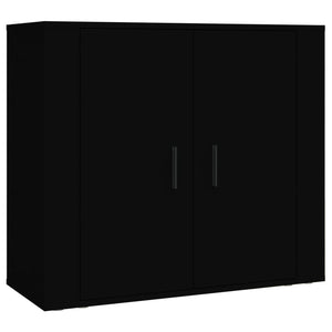 vidaXL Highboard Black Engineered Wood