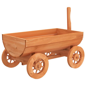 vidaXL Decorative Wagon 70x43x54 cm Solid Wood Fir