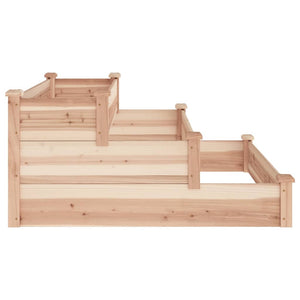 vidaXL Garden Raised Bed 120x120x56 cm Solid Wood Fir