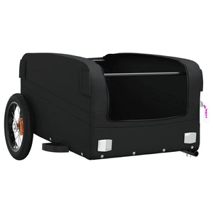 vidaXL Bike Trailer Black 30 kg Iron