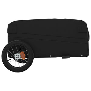 vidaXL Bike Trailer Black 30 kg Iron