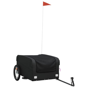 vidaXL Bike Trailer Black 45 kg Iron