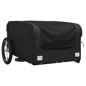 vidaXL Bike Trailer Black 45 kg Iron