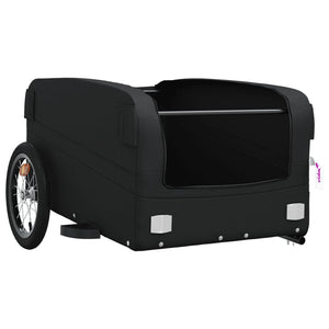 vidaXL Bike Trailer Black 45 kg Iron