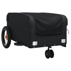 vidaXL Bike Trailer Black 30 kg Iron